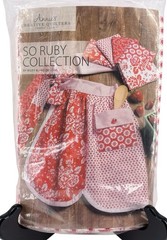 Annie’s Creative Quilters Fabric Club Riley Blake Apron Country Red White Floral