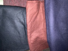 5 Pounds Pendleton Wool Fabric Remnants Lot # 4 Large Pieces New Low Price