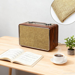 19.7X57.5 Inch Linen Speaker Grill Cloth, Speaker Fabric Protective Dustproof Me