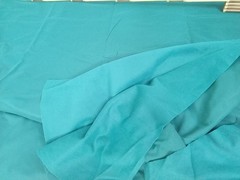 Fabric Yardage Microfiber Fuzzy Synthetic Material Teal-Green 2-yard (60″ × 75″)