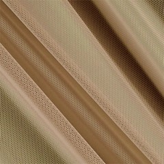 Katie DARK TAN English Netting Fabric by the Yard – 10067