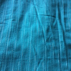 COTTON GAUZE FABRIC PIECE WITH SILVER THREADS In TEAL 1 Yard – Plus Piece