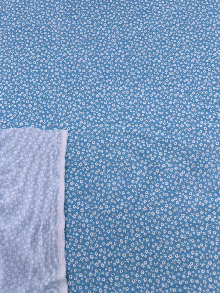 Yummy RIB 2×1 Knit Print 95% Polyester 5% Spandex 58/60″ Fabric By The Yard