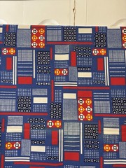 Vintage 1973 Klopman Mills Americana Fabric 2.5 Yards x 44”