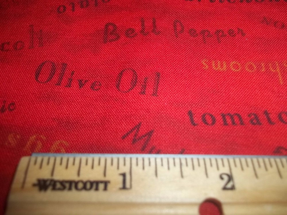 VEGETABLES FOOD cooking Cotton quilt FABRIC U-Pick See INFO 1/2 yd BTHY
