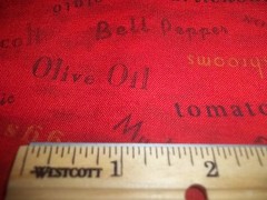 VEGETABLES FOOD cooking Cotton quilt FABRIC U-Pick See INFO 1/2 yd BTHY