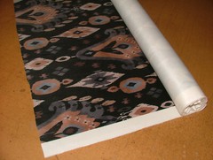 1.5m iLiv Kasbah Anthracite Ikat Soft Velvet Fabric Cushion Curtain Upholstery