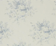DESIGNERS GUILD/RALPH LAUREN CURTAIN FABRIC Wainscott Floral 6.4 METRES CAMBRAY