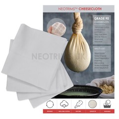 Muslin Cheese Cloth,100% Cotton Unbleached,Superior Quality Extra Fine Mesh