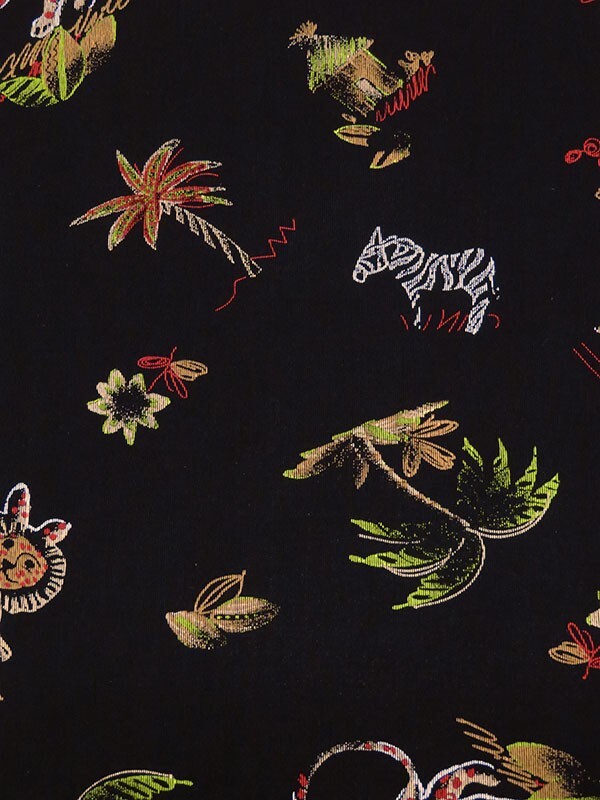 Safari Animals Rayon Acetate Rayon Jersey Knit Fabric Lion By the Yard
