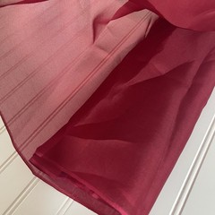 SILK WINE RED FABRIC 1 Yard x 22 Inches Wide or 36 Inches x 22 Wide