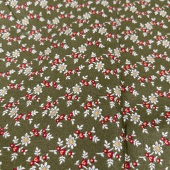 Saltbox Village Country Essentials Olive Green Cotton Fabric 44.5”x35.5”