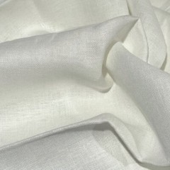 OFF WHITE 100% LINENS Fabric 60” Width Sold By The Yard