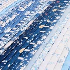 Threadart Blue Prints Jelly Roll 40 Precut 2.5″ Cotton Strips