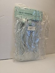Wang’s International Floral Accessories 3 MM Pearls By The Yard Blue Pearl 12pk