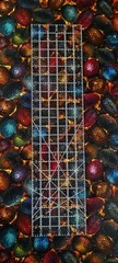 Dragon’s Lair by Timeless Multicolor Dragon Eggs Cotton Quilt Fabric by Yard