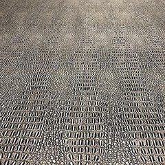 Faux Leather Alligator Fabric 1 Yard Cut 36×54 Inch Black White Print Embossed