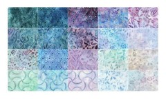 Fat Quarter Bundle Artisan Batiks Anemone (rare) 20 Cotton Precuts FQ-1282-20