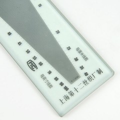 Glass Fabric Weft Warp Density Mirror Warp & Weft Density Measuring Scale 1PC