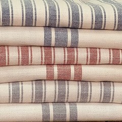 Piper Classics Market Place Gray Grain Sack Stripe Bulk Yardagethree Yards 108
