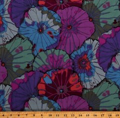 Cotton Kaffe Fassett Lotus Leaf Floral Nature Fabric Print by the Yard D409.37