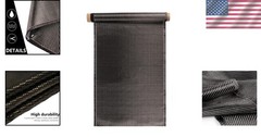 Durable Carbon Fiber Sheet Roll 6.5ft x 12″ – Corrosion Resistant Material