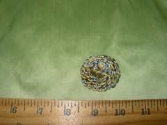 BY THE PIECE TRIM DECO PRO BAROQUE ROSETTE BUTTON TRIM FABRIC FOR LESS