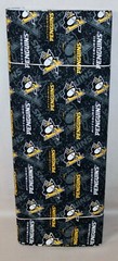 Pittsburgh Penguins ~ Logo On Logo Pattern NHL Cotton Fabric 1/4 Yard 9” X 44”