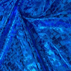 Animal Print Snake Metallic Colors Spandex Fabric Stretch By Yard for Swimwear