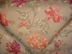 4Y Kravet Couture 20140 Fino Khaki Floral Jacobean Brocade Upholstery Fabric