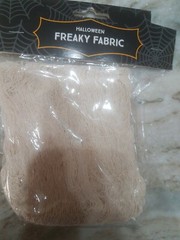 Halloween Freaky Fabric Beige-Brand New-SHIPS N 24 HOURS