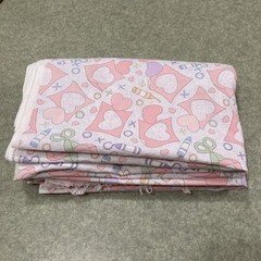 Vintage Precious Moments Fabric 3 Ydx44” Uncut Pastel Heart Crayon Spectrix 2001