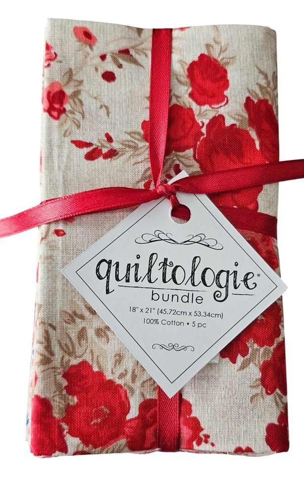 Quiltologie Red Blue Patriotic 18″x21″, 5 Pieces Pack J386