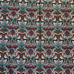 Vintage Waverly Centennial Purdy Upholstery Fabric Jewel Retro Deco 48″ x 36″