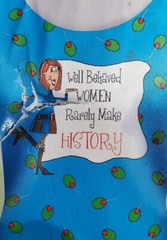 Domestic Diva Vtg Style Well-behaved women rarely make Apron~Fabric Pattern Kit