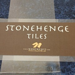 New Stonehenge Stone Tiles Blue Lakeside Northcott Fabric Layer Cake Bundle 10″