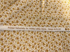 6+ Yards Small Flowers Cotton Quilting Fabric Ditsy Floral Lot