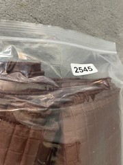 Fabric Lot 2 Yds 12 Ins 56 W Brown Chocolate Quilted Polyester Jackets