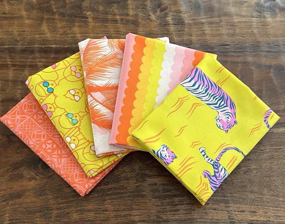 5 Fat Quarters Ruby Star Society “Poolside Too” Quilt Cotton
