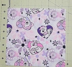 37 Precut My Little Pony Quilt Squares 8.5 X 8.5 Mixed Characters and Colors New