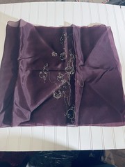 SILK Dark Plum FABRIC 1 Yard x 21 Inches Wide or 36 Inches x 21 Wide