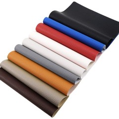 Faux Leather Fabric 54″ Wide Vinyl Upholstery Fabric by the Yard 0.7MM Thick Sof