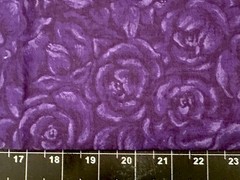 Tina Scrap 9″x21″ Purple Rose Flower Floral Spring Packed FABRIC COTTON