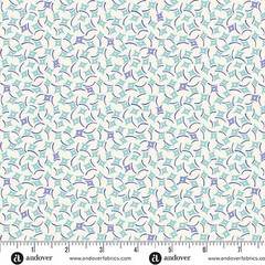 ANDOVER – Sweet Things by Andover Fabrics – Dancing Diamonds – Blue ,1/4 yard