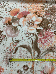 BEAUTIFUL FLORAL PRINT COTTON (SOFT FURNISHING) FABRIC : 120cm WIDE : #BM25