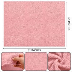 Hahafelt Sherpa Fabric Faux Lambskin Thermal Lined Fur Sherpa Fleece Fabric for