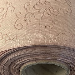 SILK PEACH CREAM FABRIC 10 Yards x 22 Inches Wide or 360 Inches x 22 Wide