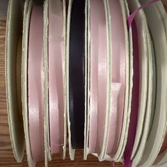LOT Vintage Ribbon Acetate Fused Edge USA Textiles Sewing Crafting Bridal