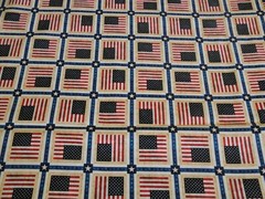 American Freedom Combed Cotton Digitally Printed Patriotic American Flag Fabric