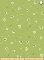 Susybee SUNBURST WHIMSY DOT Green Quilt Fabric sold by 1/2 yard #20104-835